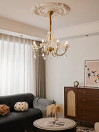 Sirena Crystal Chandelier-Moonnatur