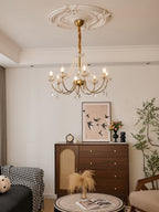 Sirena Crystal Chandelier-Moonnatur