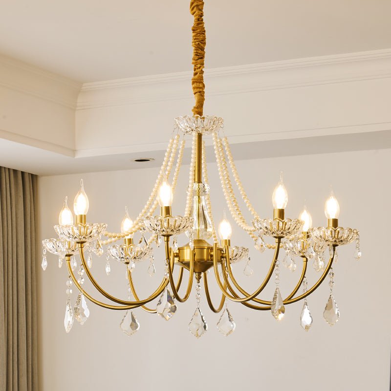 Sirena Crystal Chandelier-Moonnatur