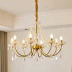 Sirena Crystal Chandelier-Moonnatur