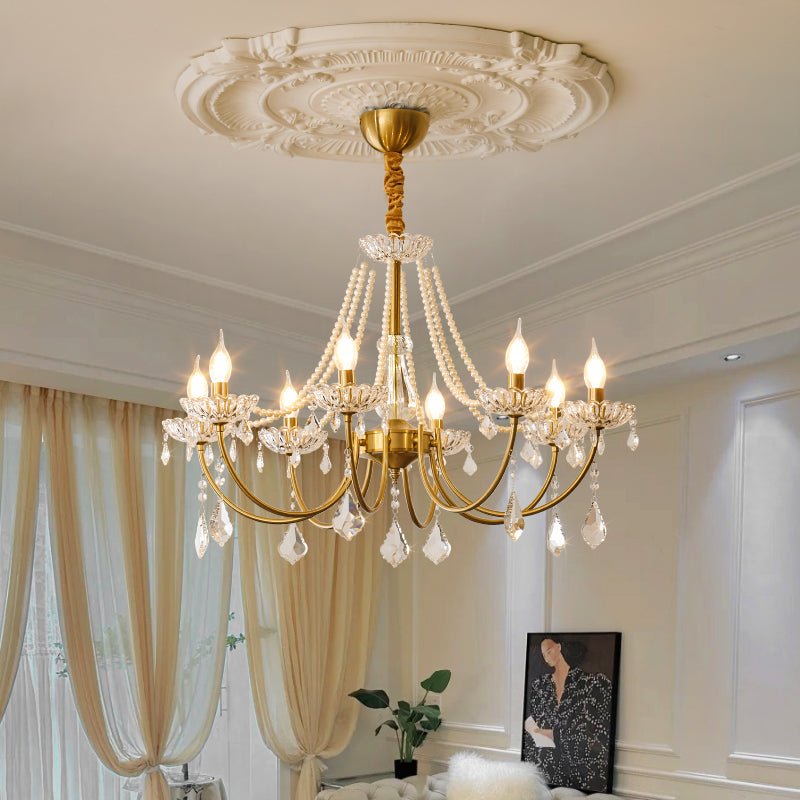 Sirena Crystal Chandelier-Moonnatur
