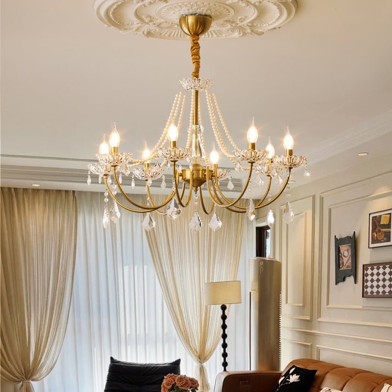 Sirena Crystal Chandelier-Moonnatur