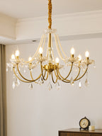 Sirena Crystal Chandelier-Moonnatur