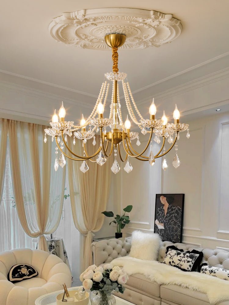 Sirena Crystal Chandelier-Moonnatur