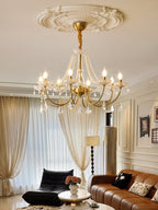 Sirena Crystal Chandelier-Moonnatur