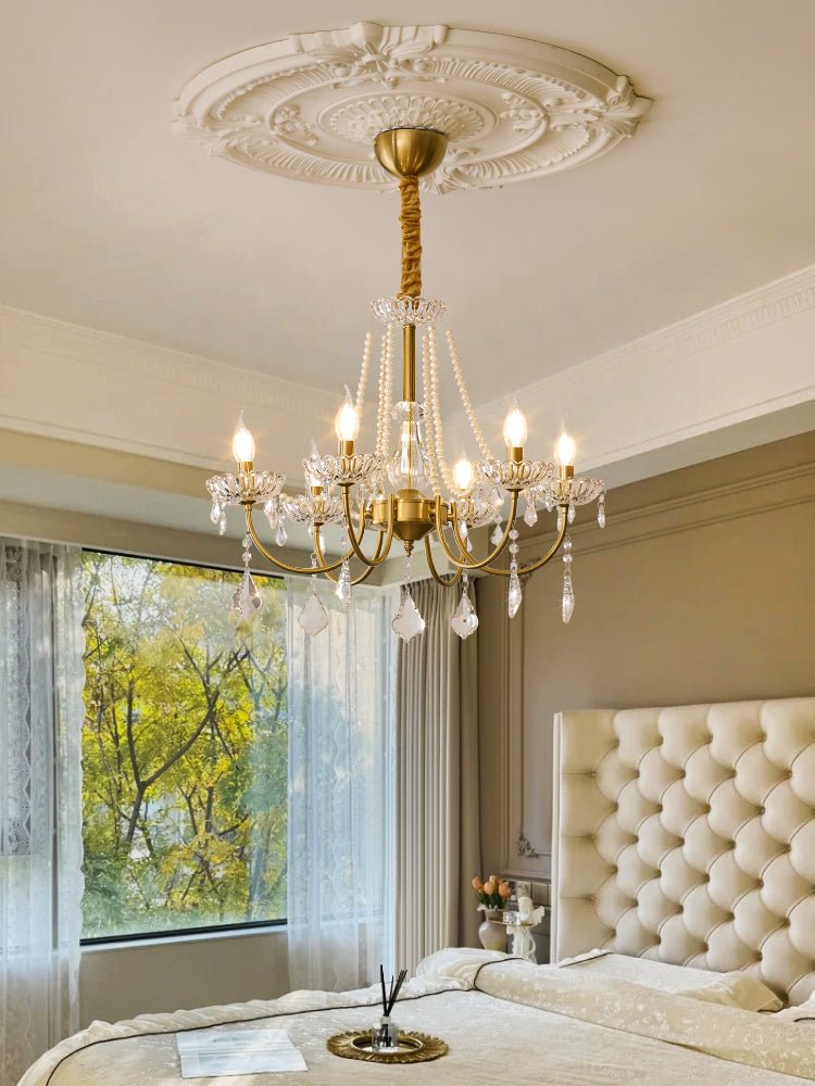 Sirena Crystal Chandelier-Moonnatur