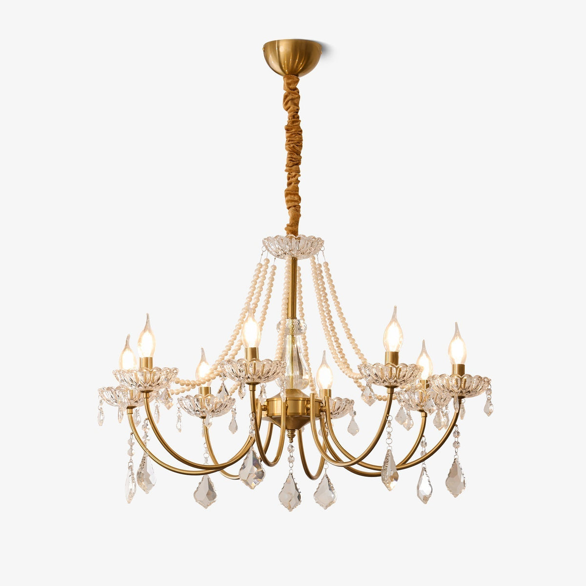 Sirena Crystal Chandelier-Moonnatur