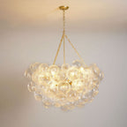 Raselle Glass Chandelier-Moonnatur