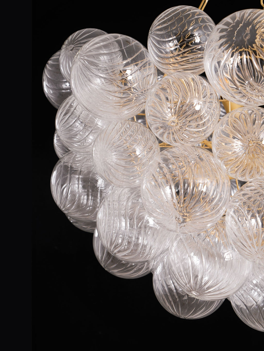 Raselle Glass Chandelier-Moonnatur