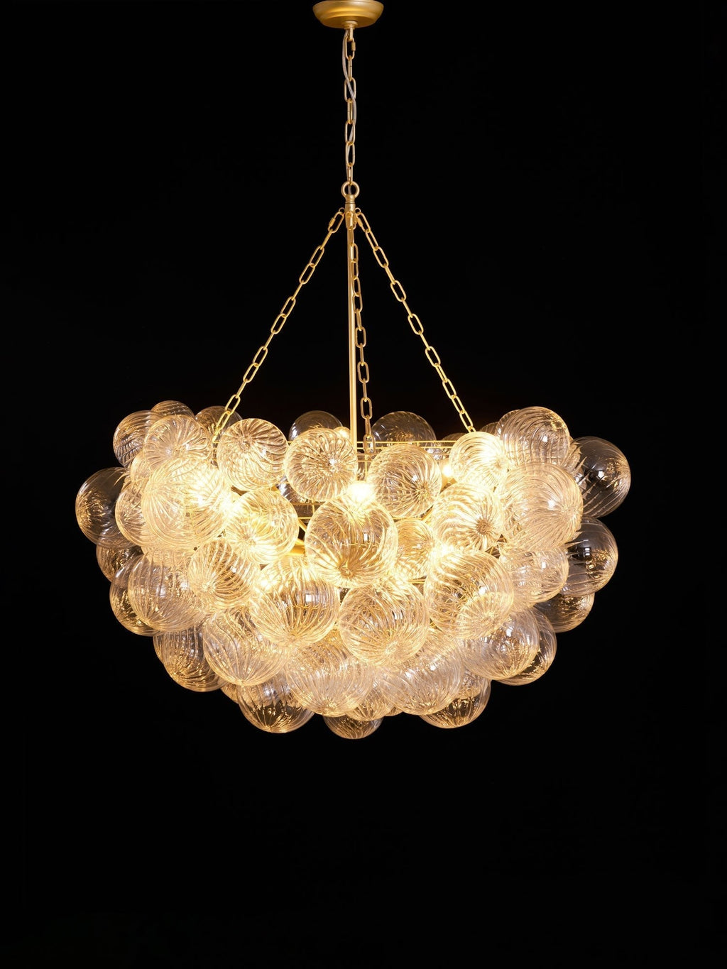 Raselle Glass Chandelier-Moonnatur