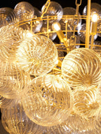 Raselle Glass Chandelier-Moonnatur
