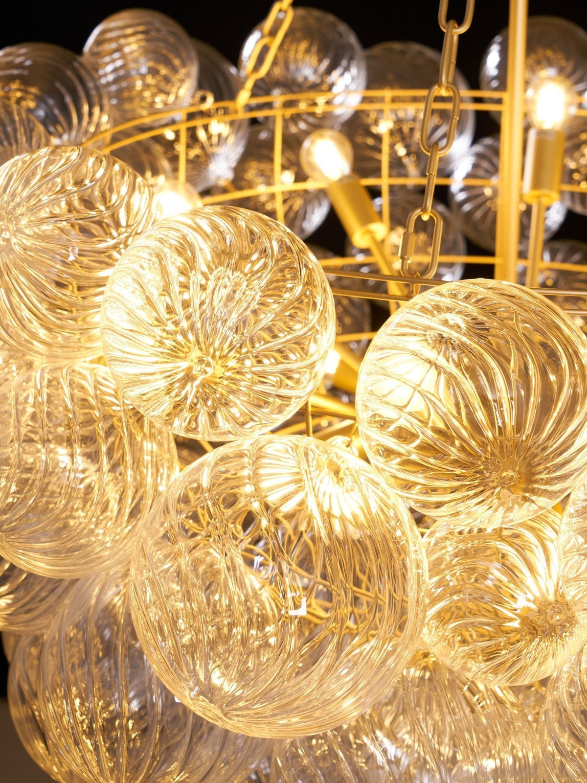 Raselle Glass Chandelier-Moonnatur