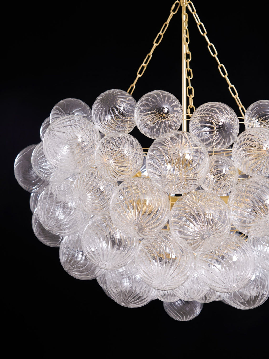 Raselle Glass Chandelier-Moonnatur