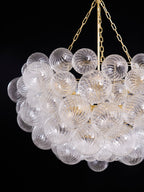 Raselle Glass Chandelier-Moonnatur