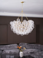 Raselle Glass Chandelier-Moonnatur