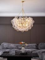 Raselle Glass Chandelier-Moonnatur