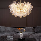 Raselle Glass Chandelier-Moonnatur