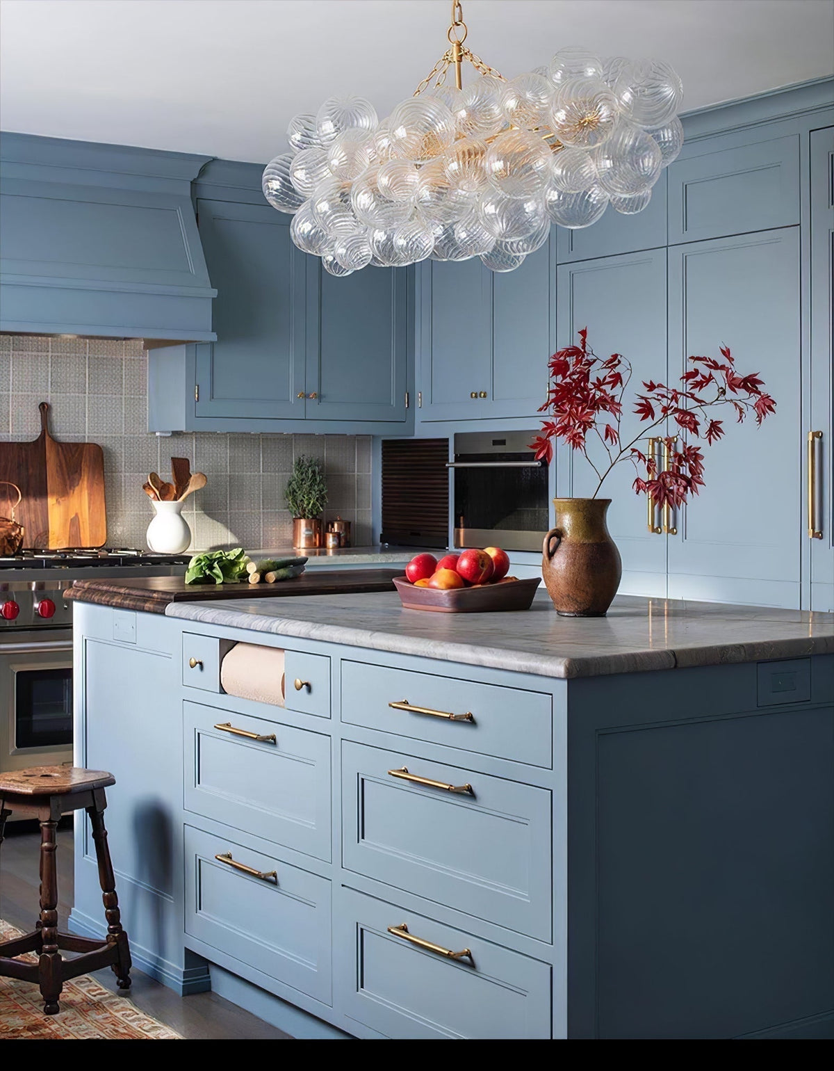 Raselle Glass Chandelier-Moonnatur