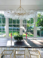 Raselle Glass Chandelier-Moonnatur