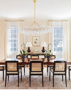 Raselle Glass Chandelier-Moonnatur
