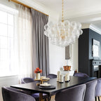 Raselle Glass Chandelier-Moonnatur