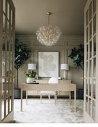 Raselle Glass Chandelier-Moonnatur