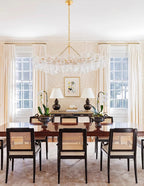 Raselle Glass Chandelier-Moonnatur