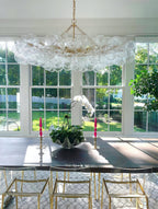 Raselle Glass Chandelier-Moonnatur