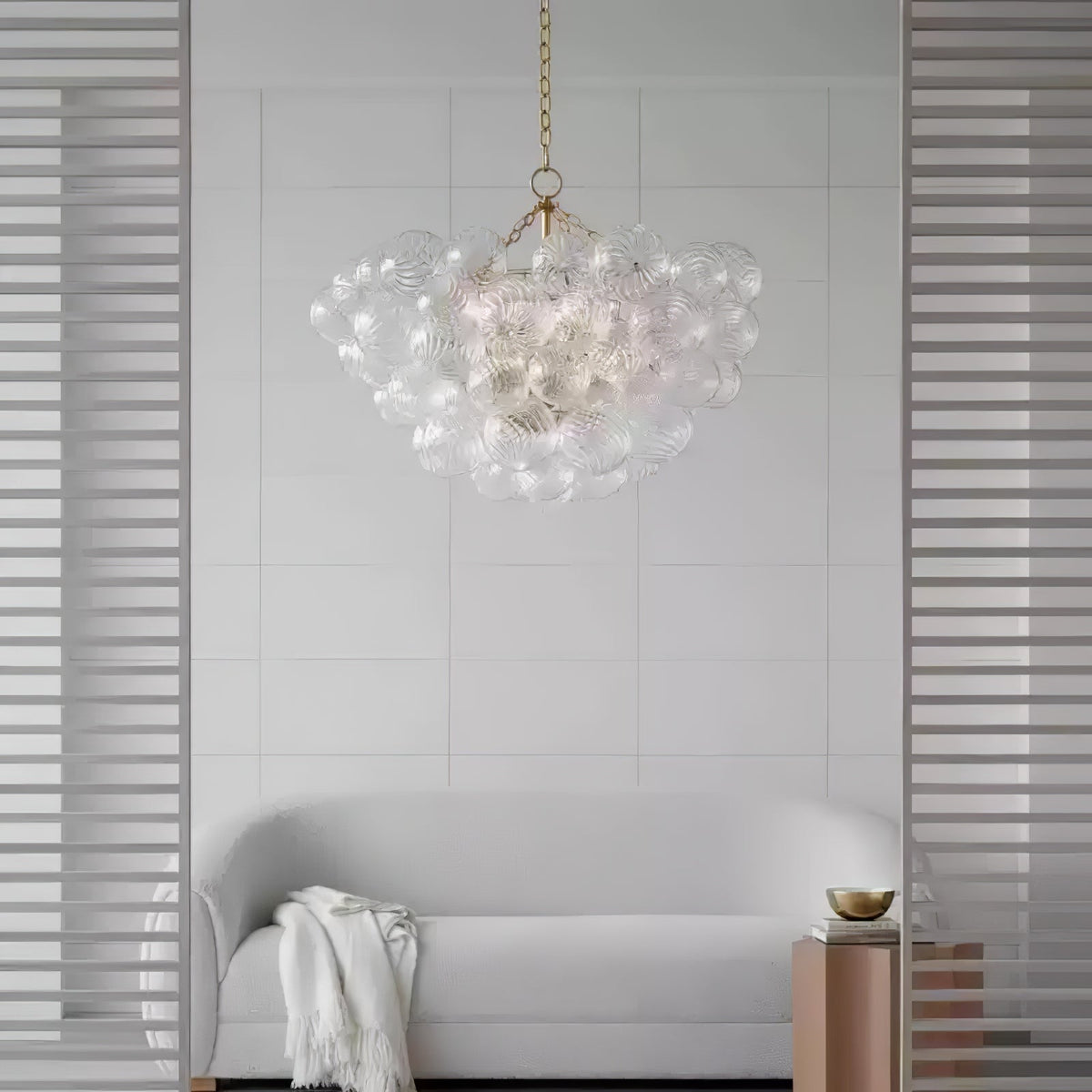 Raselle Glass Chandelier-Moonnatur