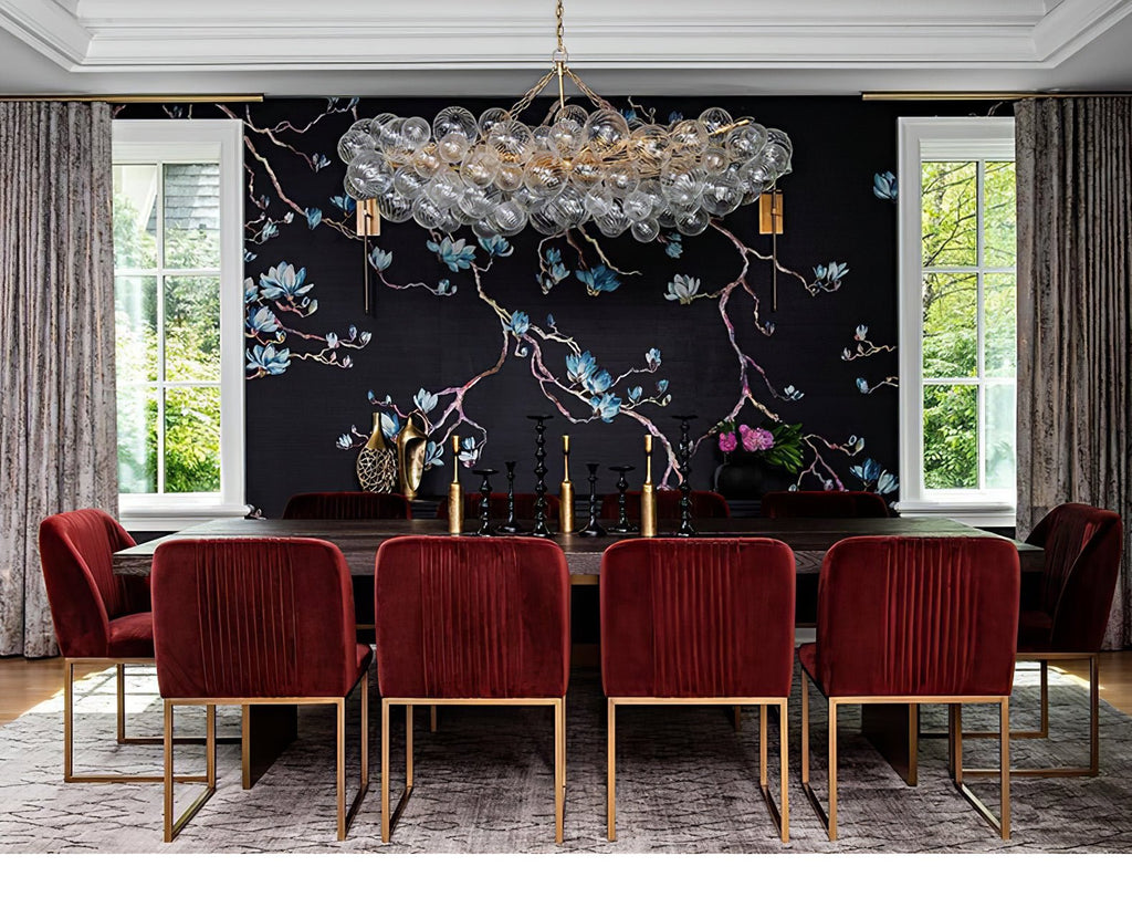 Raselle Glass Chandelier-Moonnatur