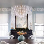 Raselle Glass Chandelier-Moonnatur