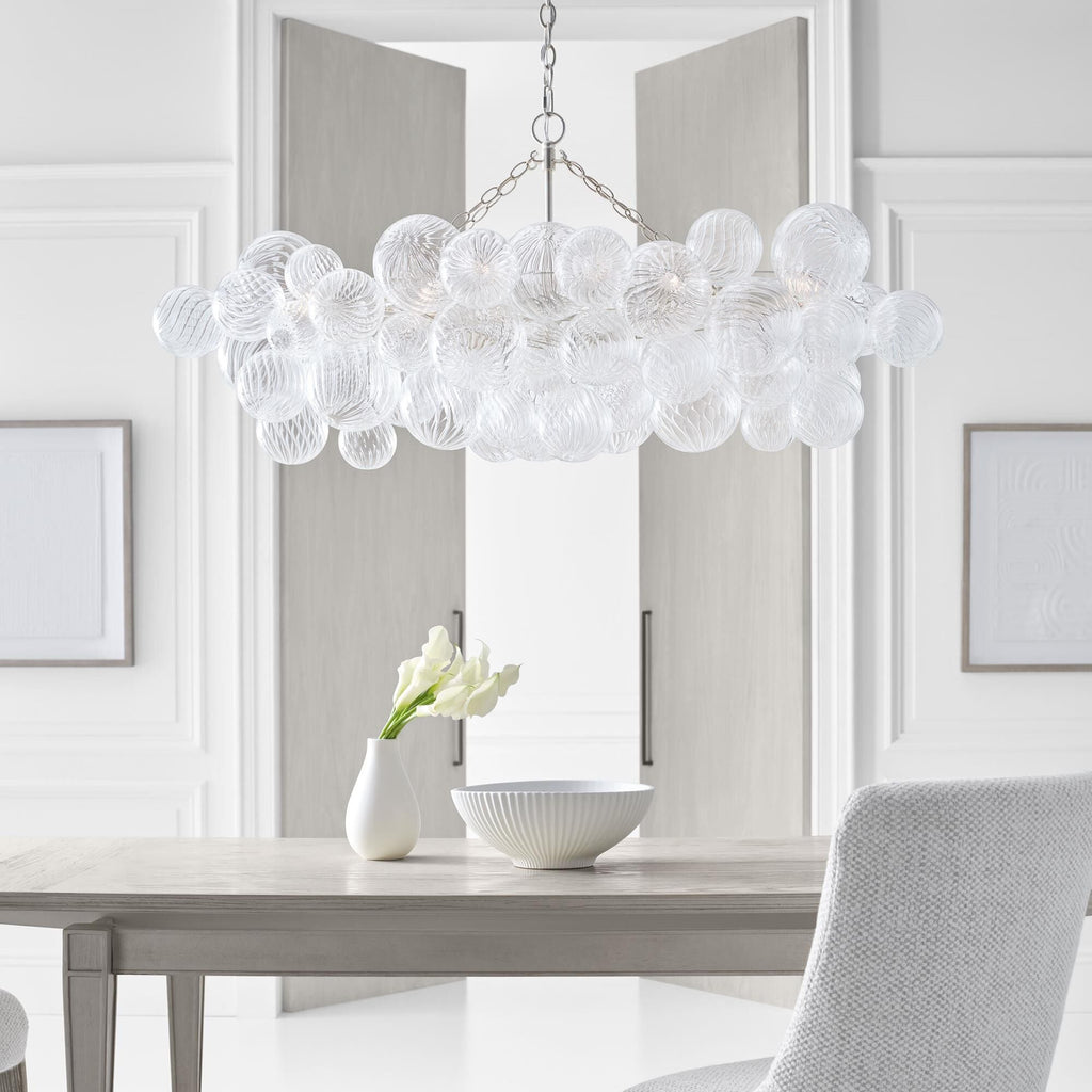 Raselle Glass Chandelier-Moonnatur