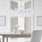 Raselle Glass Chandelier-Moonnatur