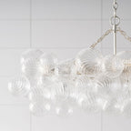 Raselle Glass Chandelier-Moonnatur