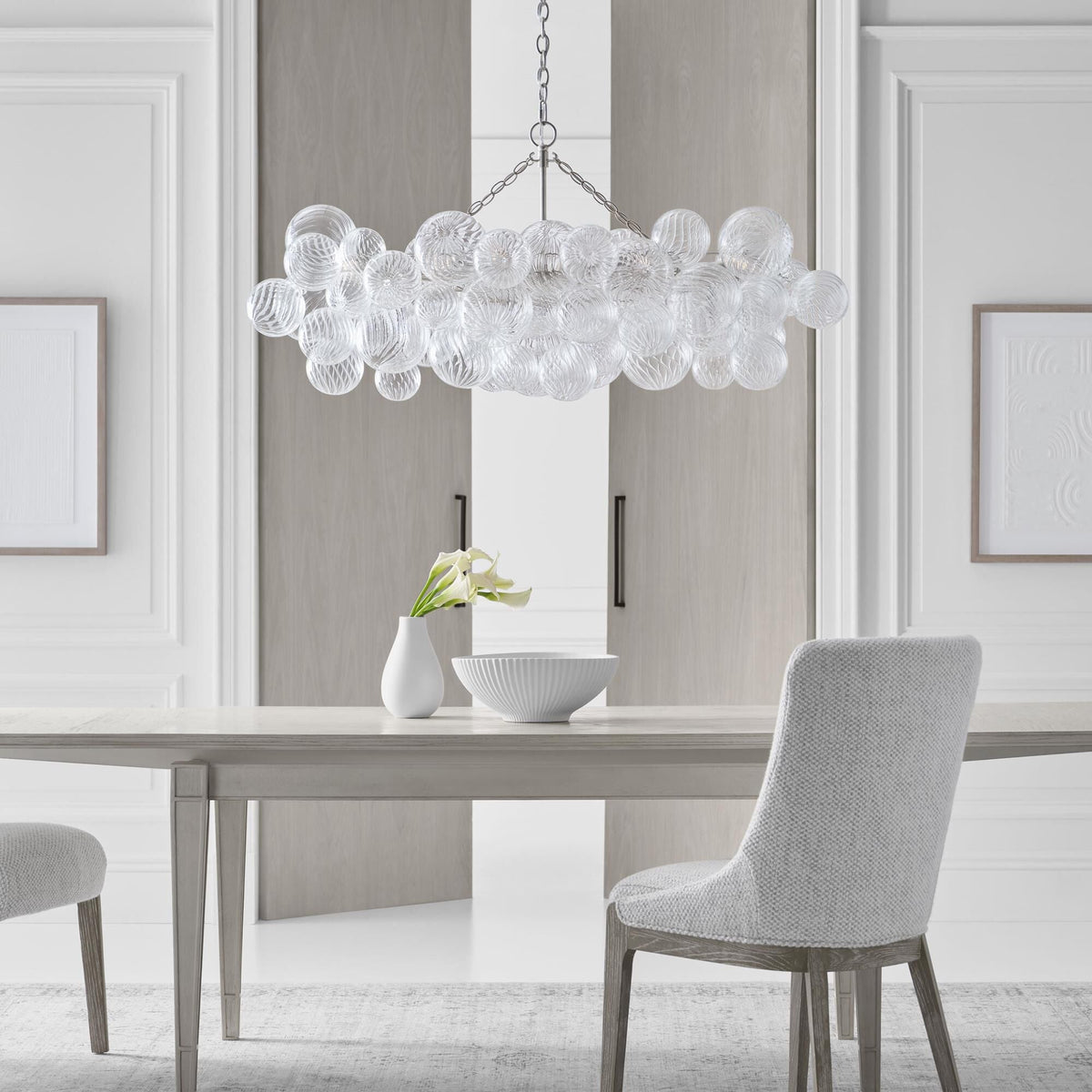 Raselle Glass Chandelier-Moonnatur