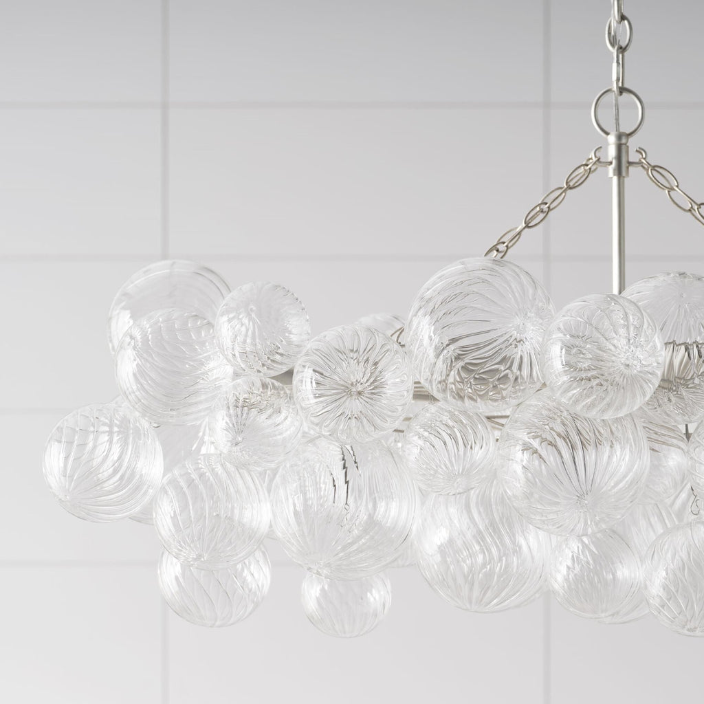 Raselle Glass Chandelier-Moonnatur