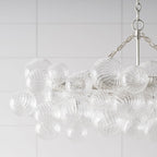 Raselle Glass Chandelier-Moonnatur