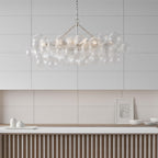 Raselle Glass Chandelier-Moonnatur