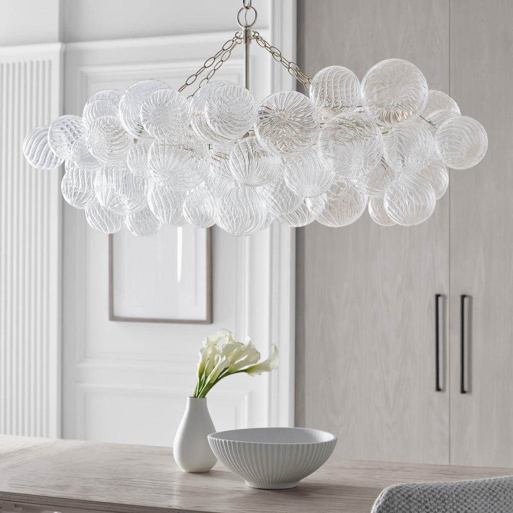 Raselle Glass Chandelier-Moonnatur