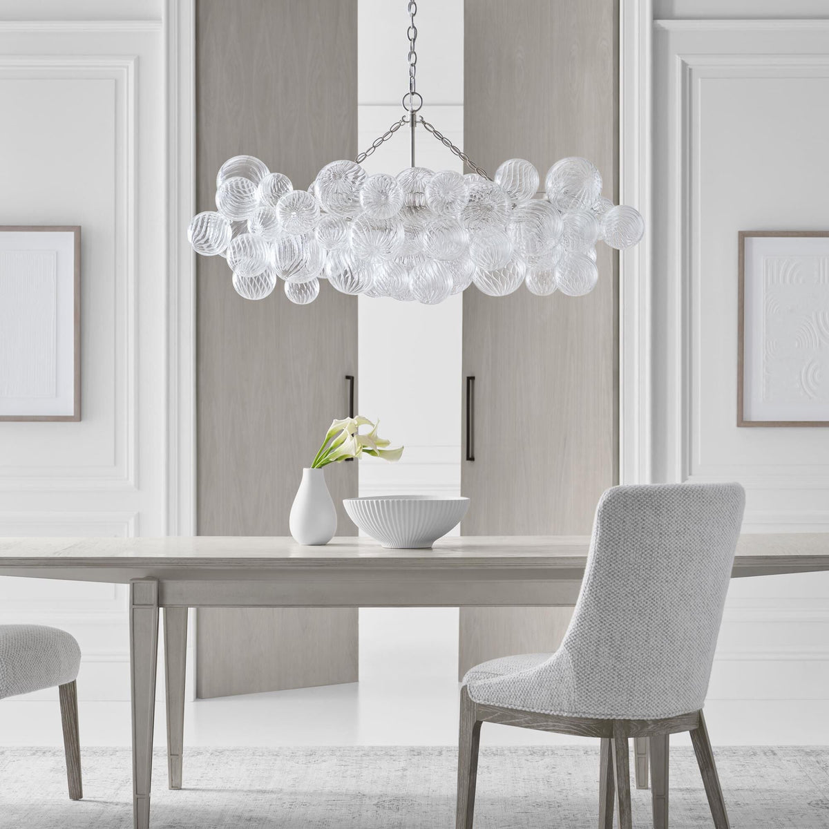 Raselle Glass Chandelier-Moonnatur