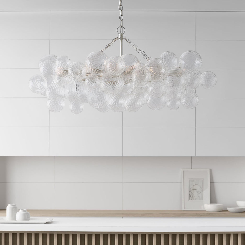 Raselle Glass Chandelier-Moonnatur