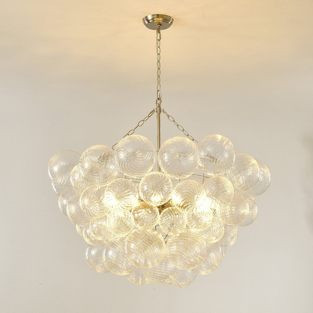 Raselle Glass Chandelier-Moonnatur