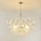 Raselle Glass Chandelier-Moonnatur