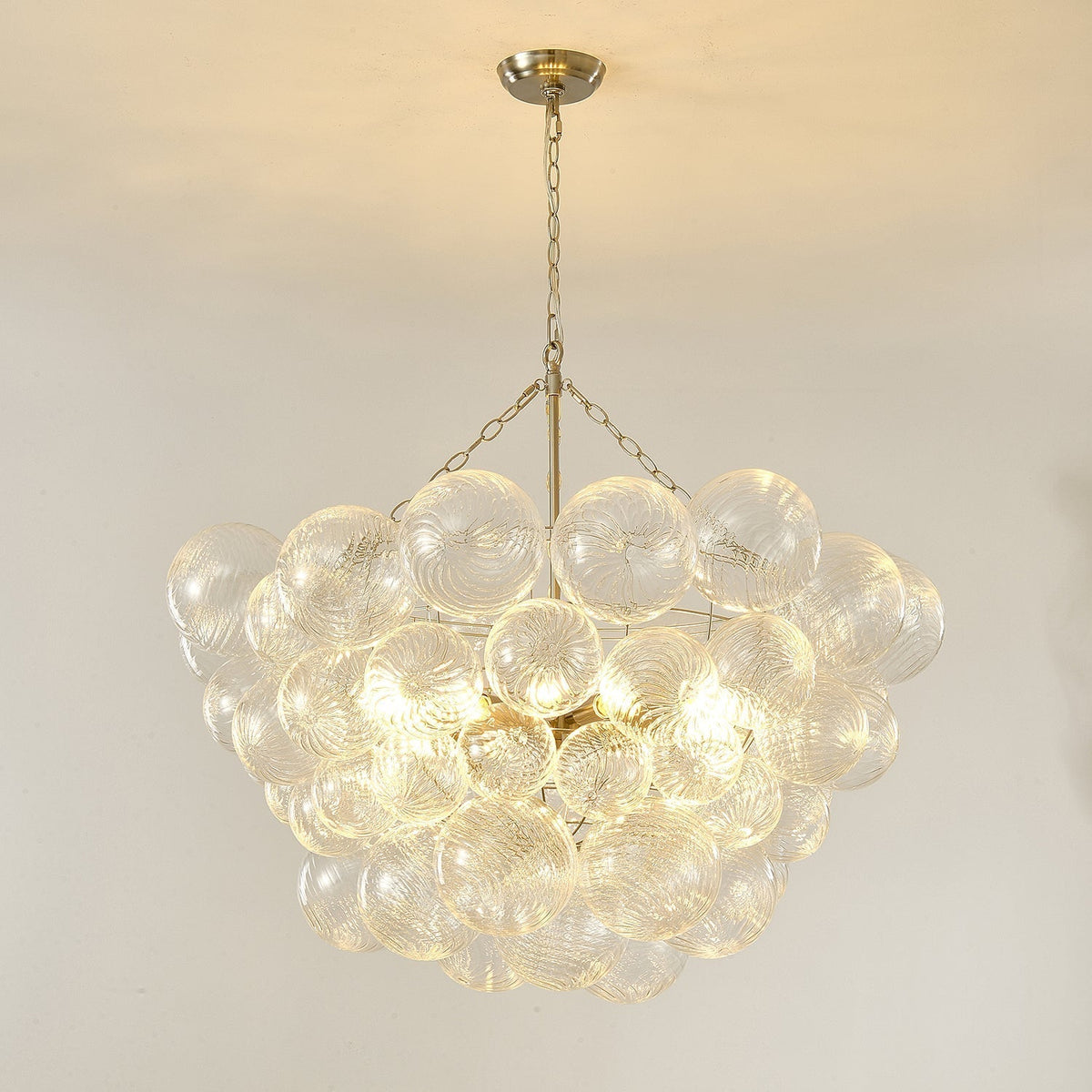 Raselle Glass Chandelier-Moonnatur