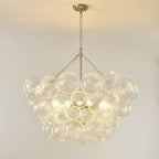 Raselle Glass Chandelier-Moonnatur