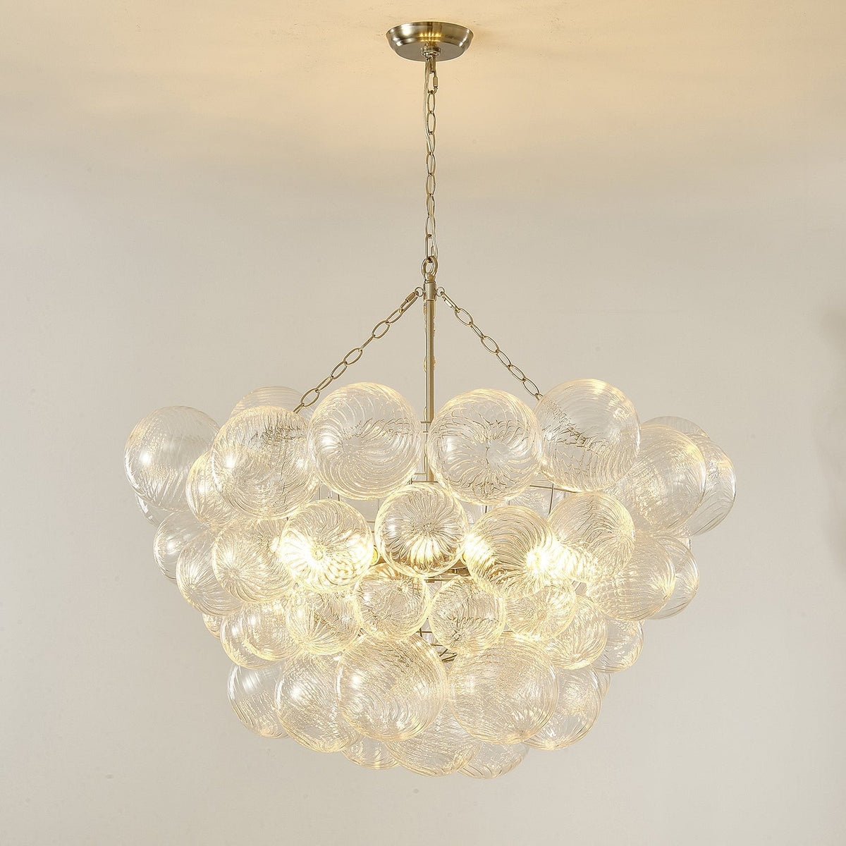 Raselle Glass Chandelier-Moonnatur