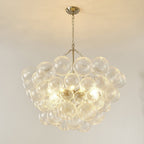 Raselle Glass Chandelier-Moonnatur