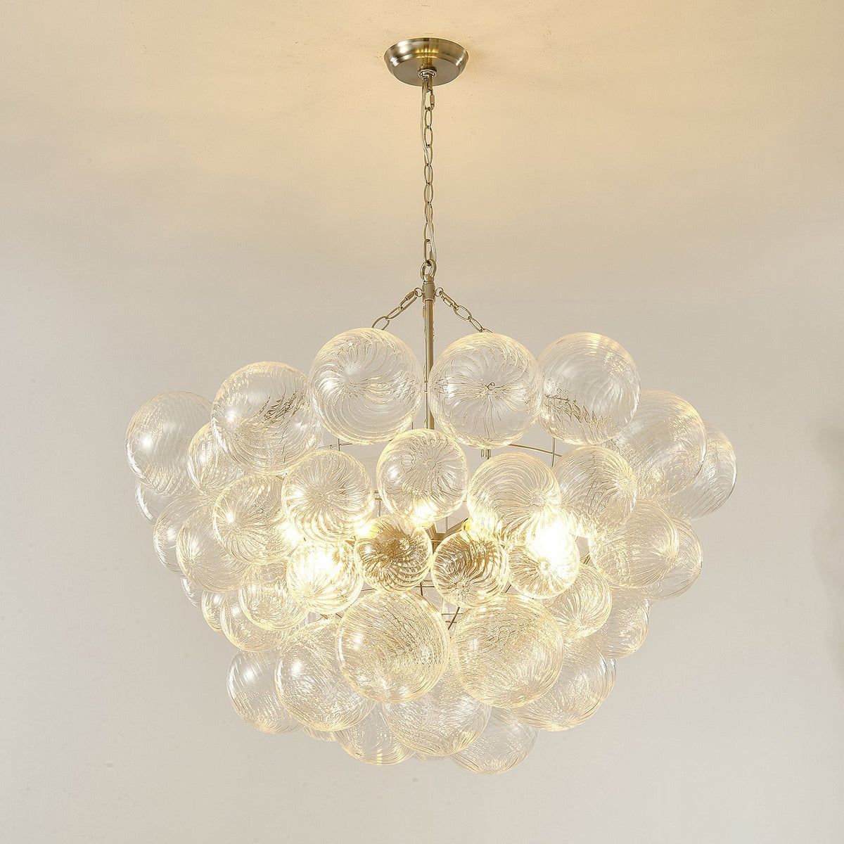 Raselle Glass Chandelier-Moonnatur