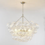 Raselle Glass Chandelier-Moonnatur