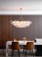 Raselle Glass Chandelier-Moonnatur
